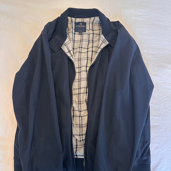 Brooks Brothers Navy Bomber Jacket - Picture 4 of 6